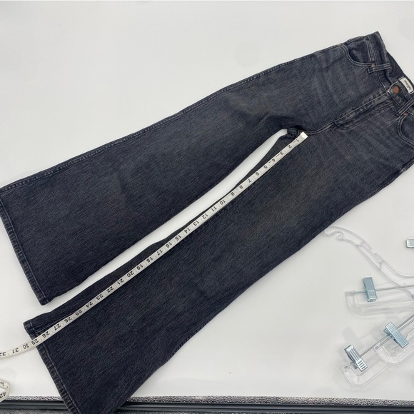 Anthropologie Wrangler Wanderer High Rise Flare Black Gray Jeans size 25 - Picture 12 of 12